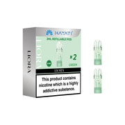 Hayati Liora Refillable Pods in Green Color for Hayati Liora Pod Kit